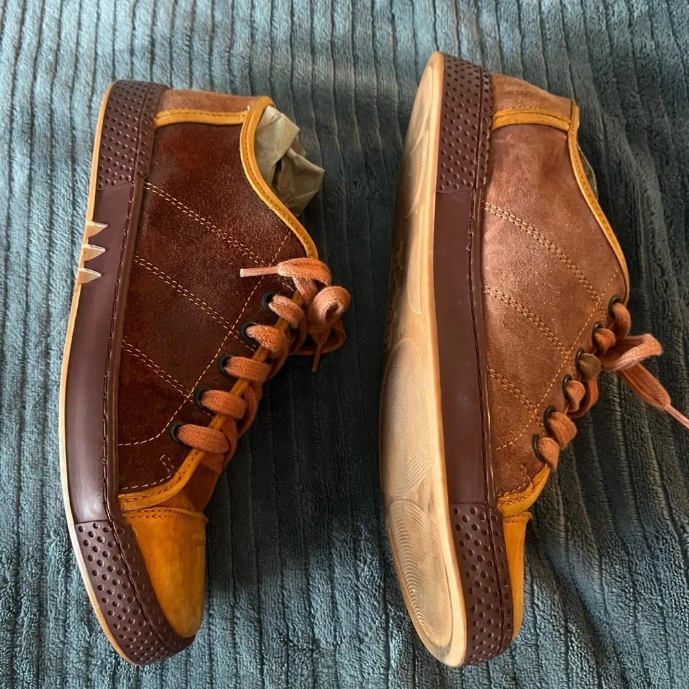 Orange / Brown / Earth Tones Men's Sneakers | Size 38